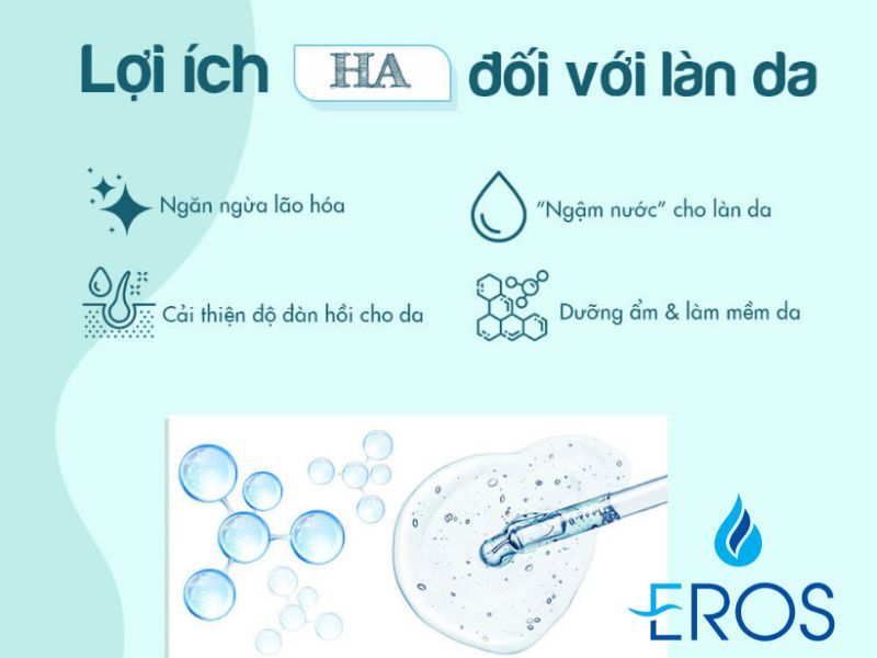 Ưu điểm của serum HA lên da